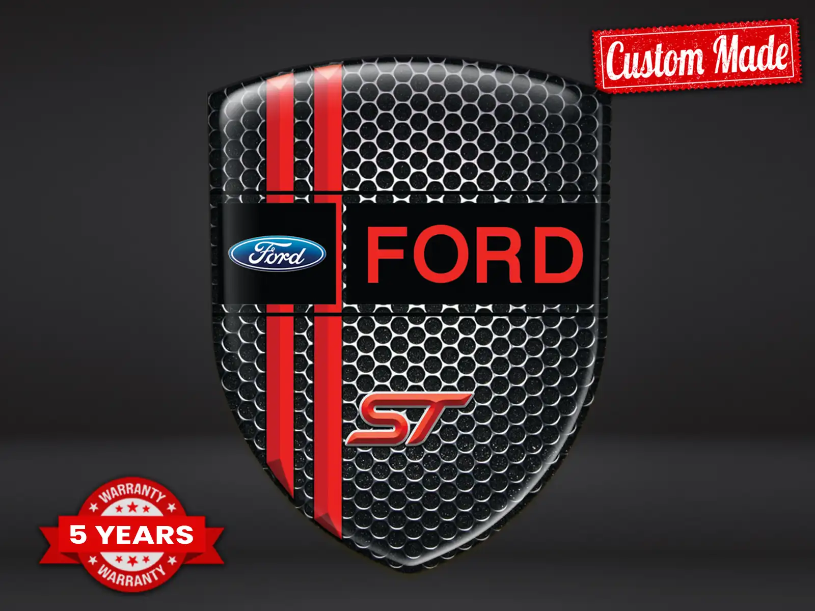 Ford Logosticker Edition Minimal Anpassbar Gedruckt
